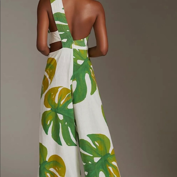 Farm Rio Monstera Jumpsuit - Size M - Picture 2 of 4